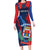 Personalized Costa Rica Cartago Province Long Sleeve Bodycon Dress Brumosos Hometown - Wonder Print Shop