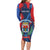 Personalized Costa Rica Cartago Province Long Sleeve Bodycon Dress Brumosos Hometown - Wonder Print Shop