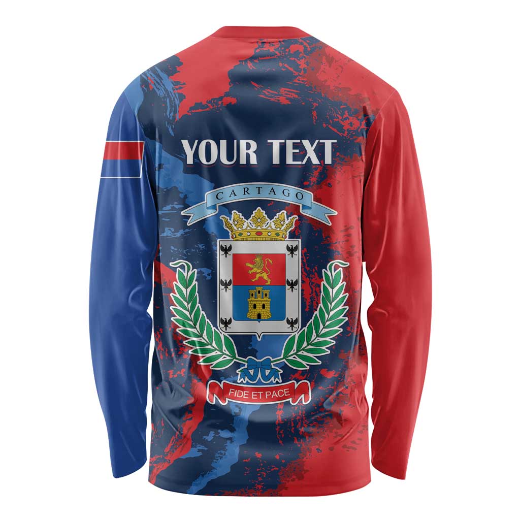 Personalized Costa Rica Cartago Province Long Sleeve Shirt Brumosos Hometown - Wonder Print Shop