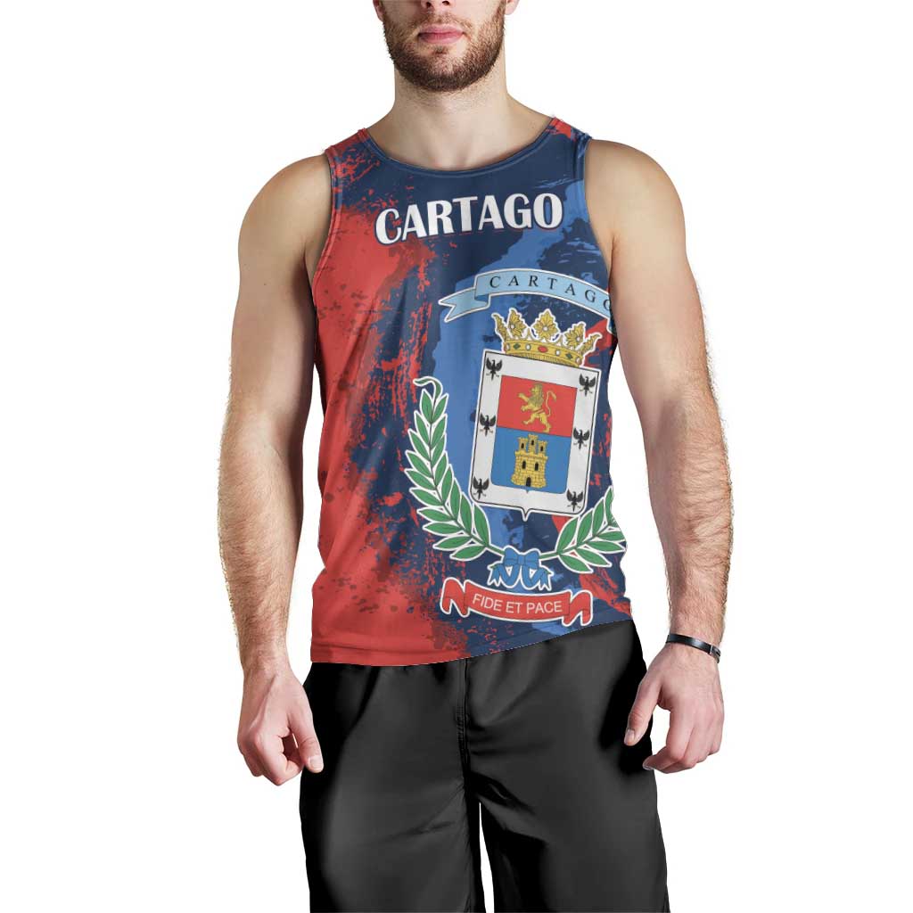 Personalized Costa Rica Cartago Province Men Tank Top Brumosos Hometown - Wonder Print Shop