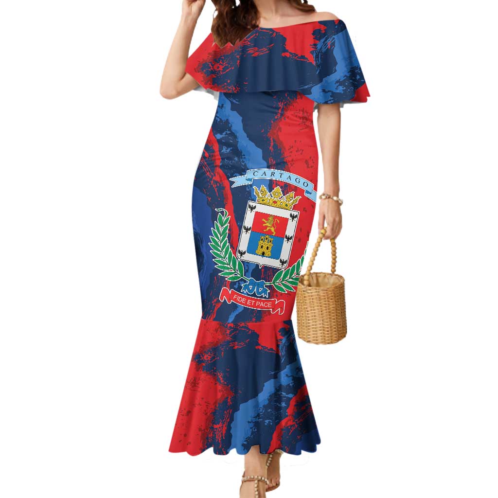 Personalized Costa Rica Cartago Province Mermaid Dress Brumosos Hometown - Wonder Print Shop