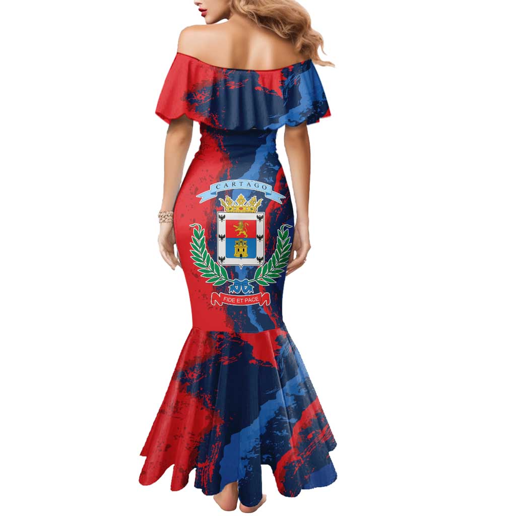 Personalized Costa Rica Cartago Province Mermaid Dress Brumosos Hometown - Wonder Print Shop