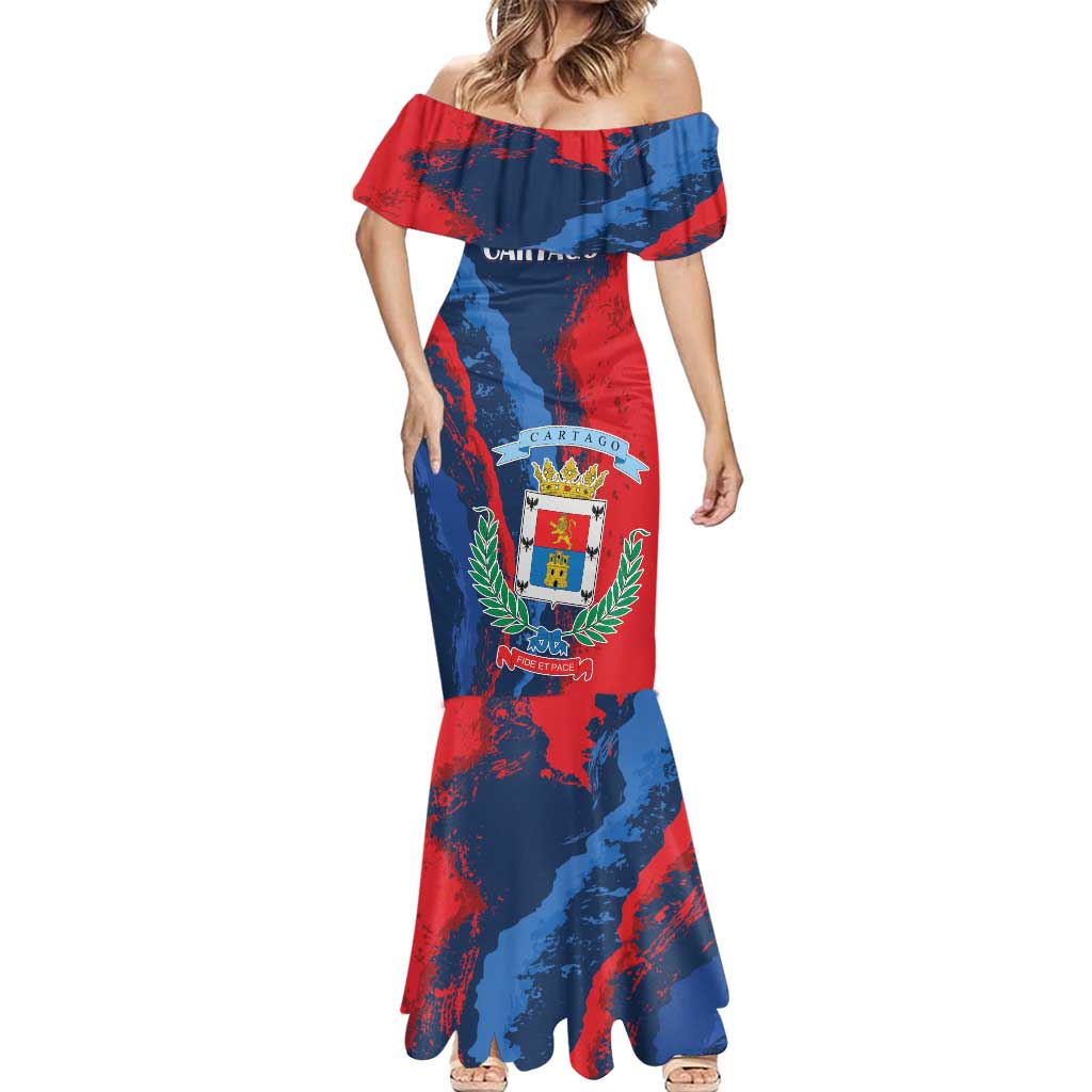 Personalized Costa Rica Cartago Province Mermaid Dress Brumosos Hometown - Wonder Print Shop