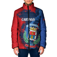 Personalized Costa Rica Cartago Province Padded Jacket Brumosos Hometown - Wonder Print Shop