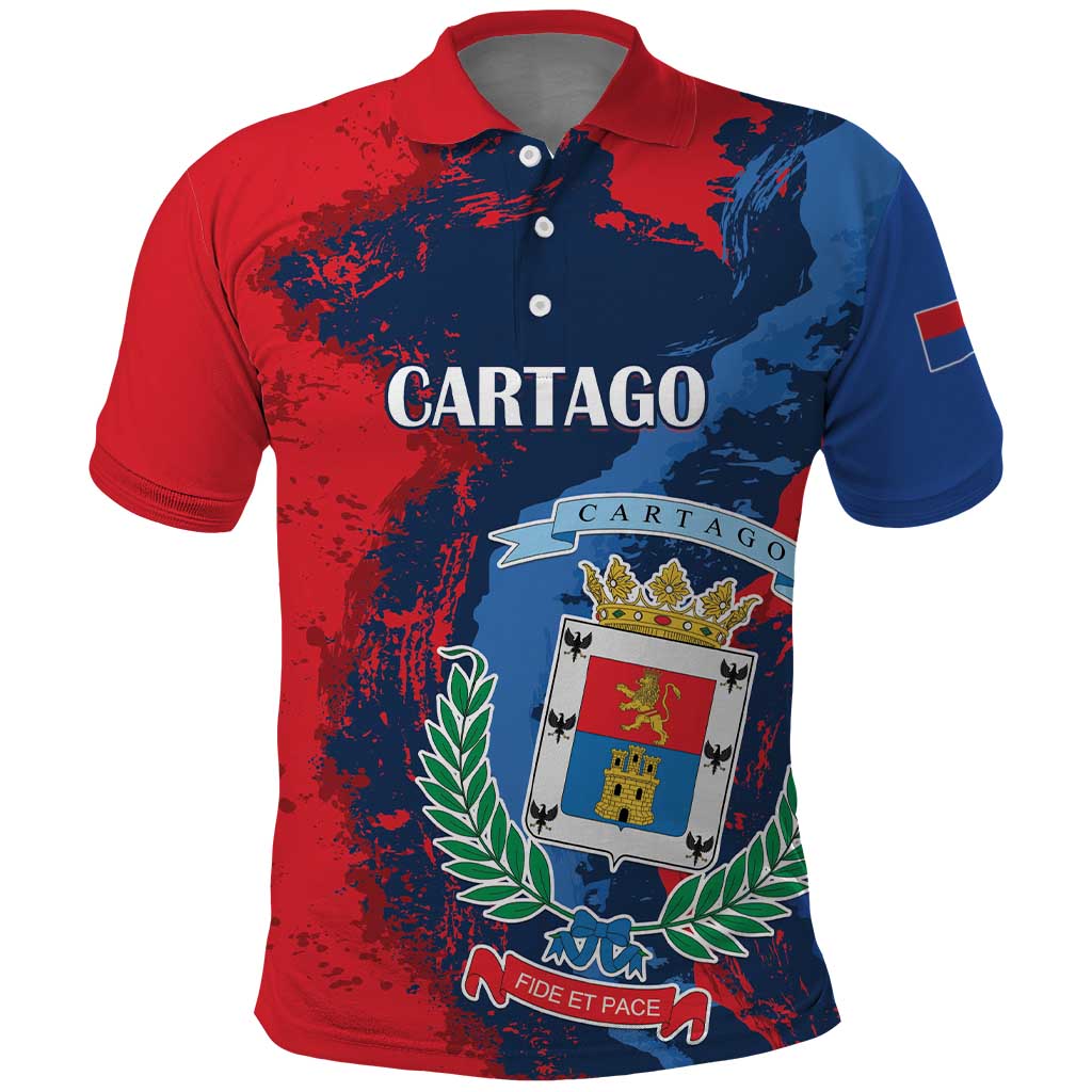 Personalized Costa Rica Cartago Province Polo Shirt Brumosos Hometown - Wonder Print Shop