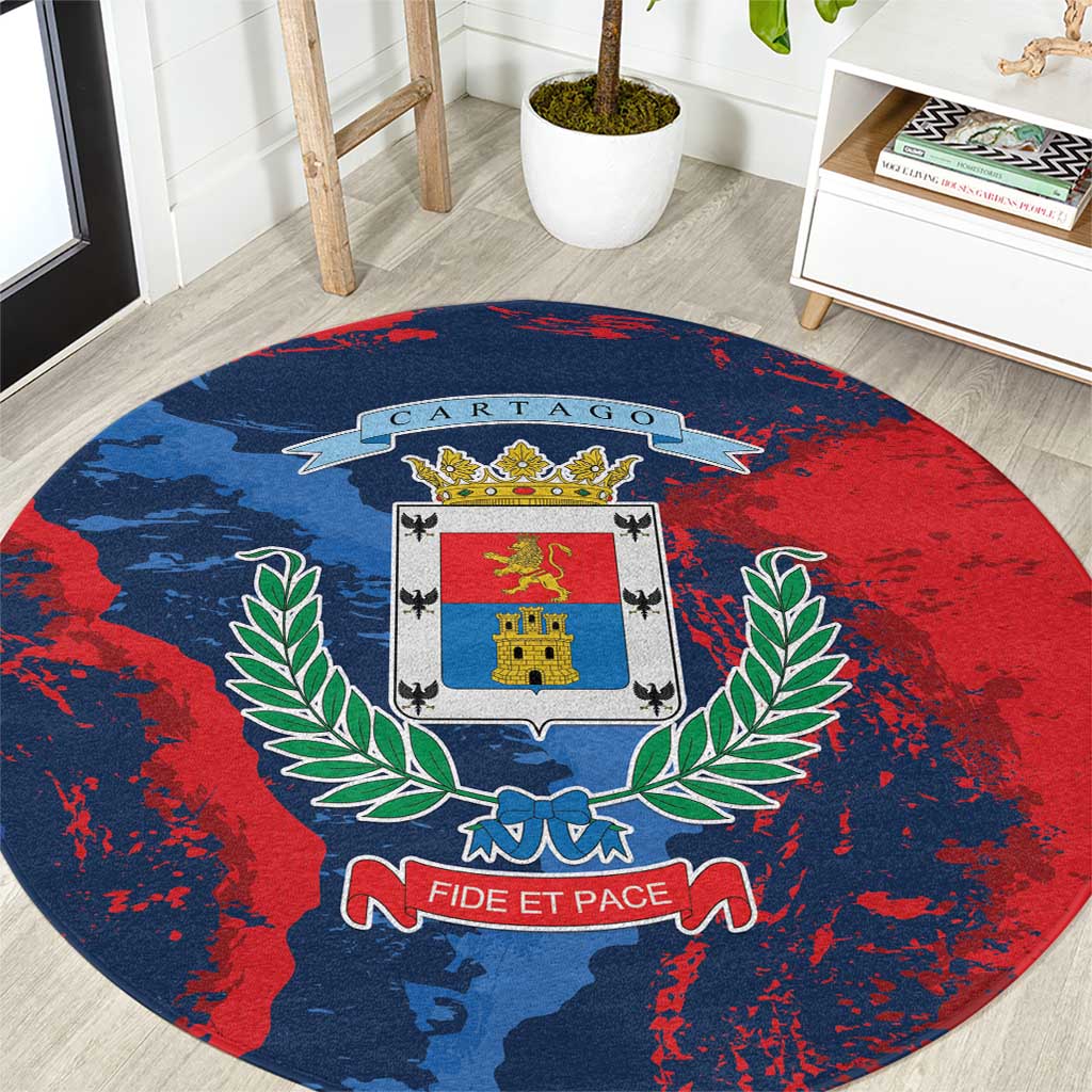 Costa Rica Cartago Province Round Carpet Brumosos Hometown - Wonder Print Shop