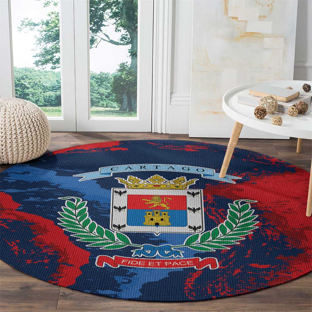 Costa Rica Cartago Province Round Carpet Brumosos Hometown - Wonder Print Shop