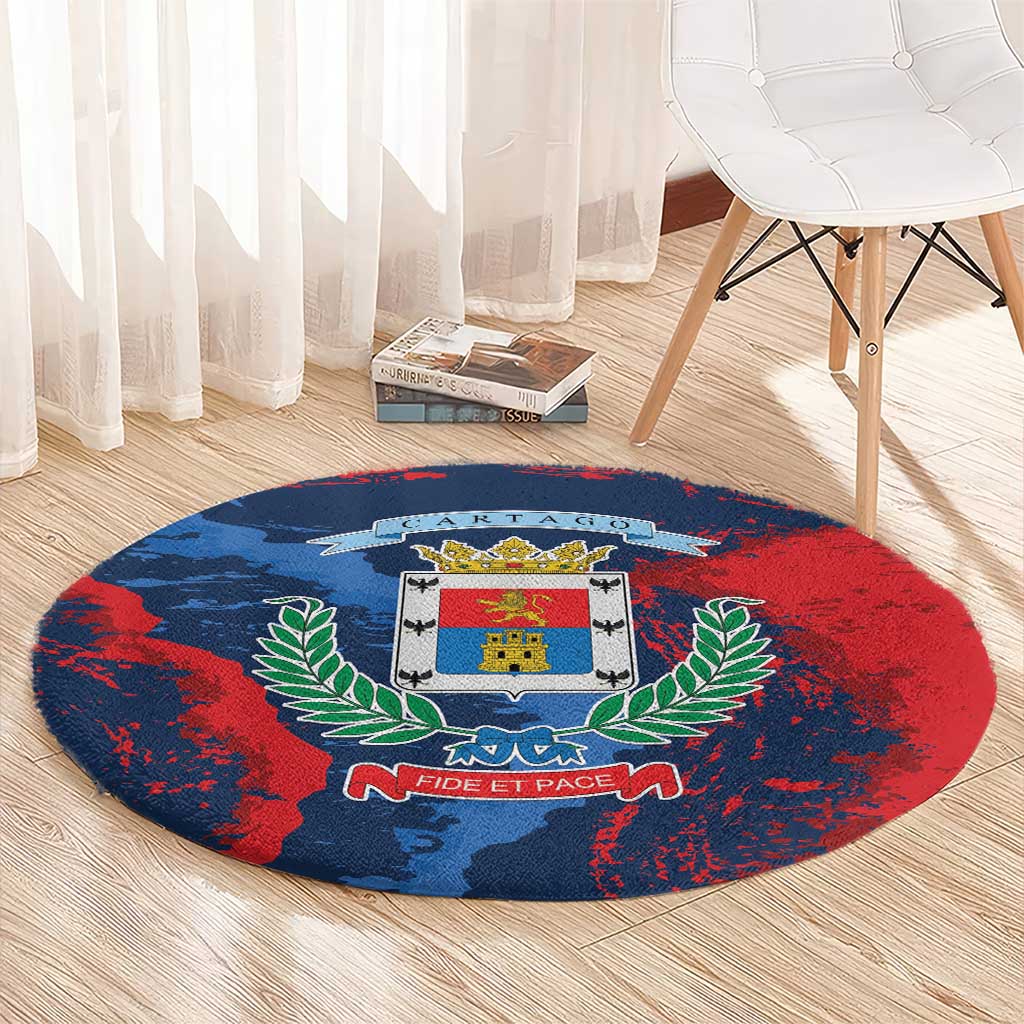 Costa Rica Cartago Province Round Carpet Brumosos Hometown - Wonder Print Shop