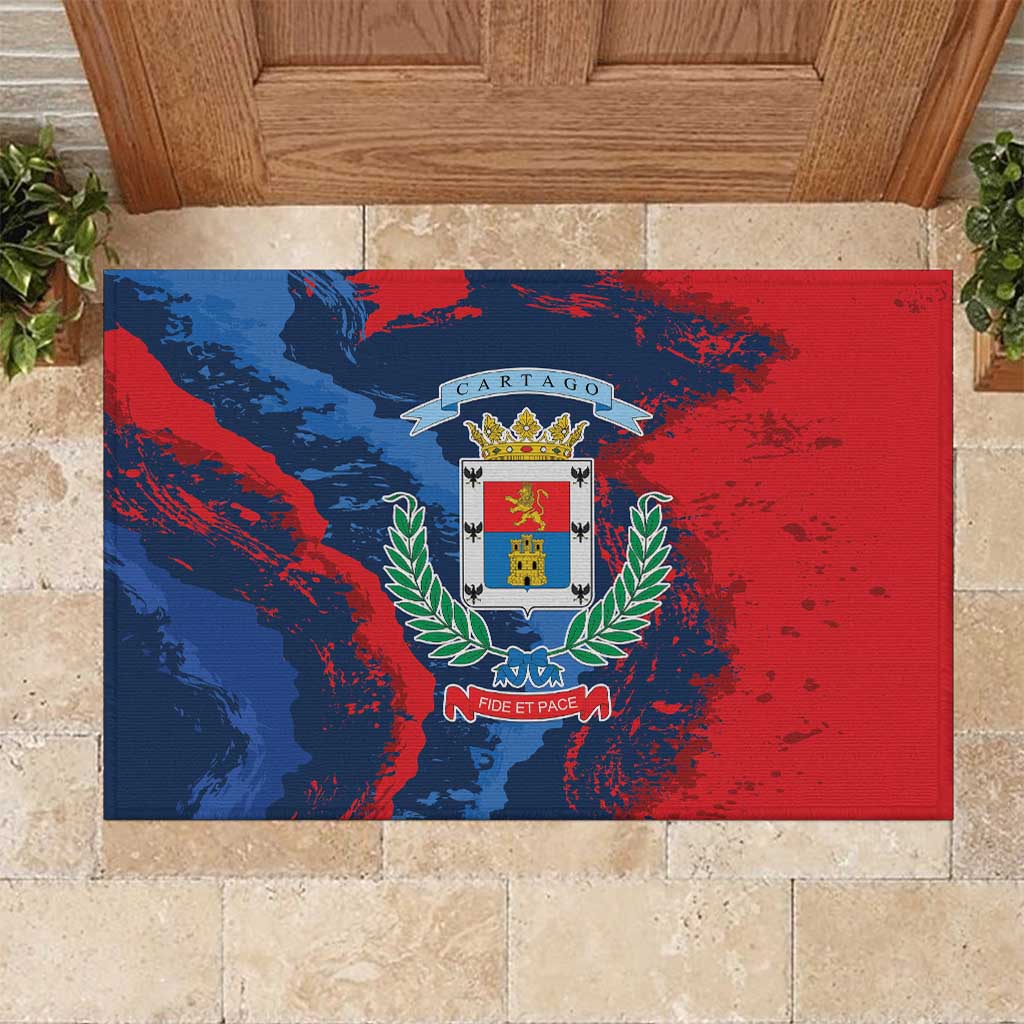 Costa Rica Cartago Province Rubber Doormat Brumosos Hometown - Wonder Print Shop