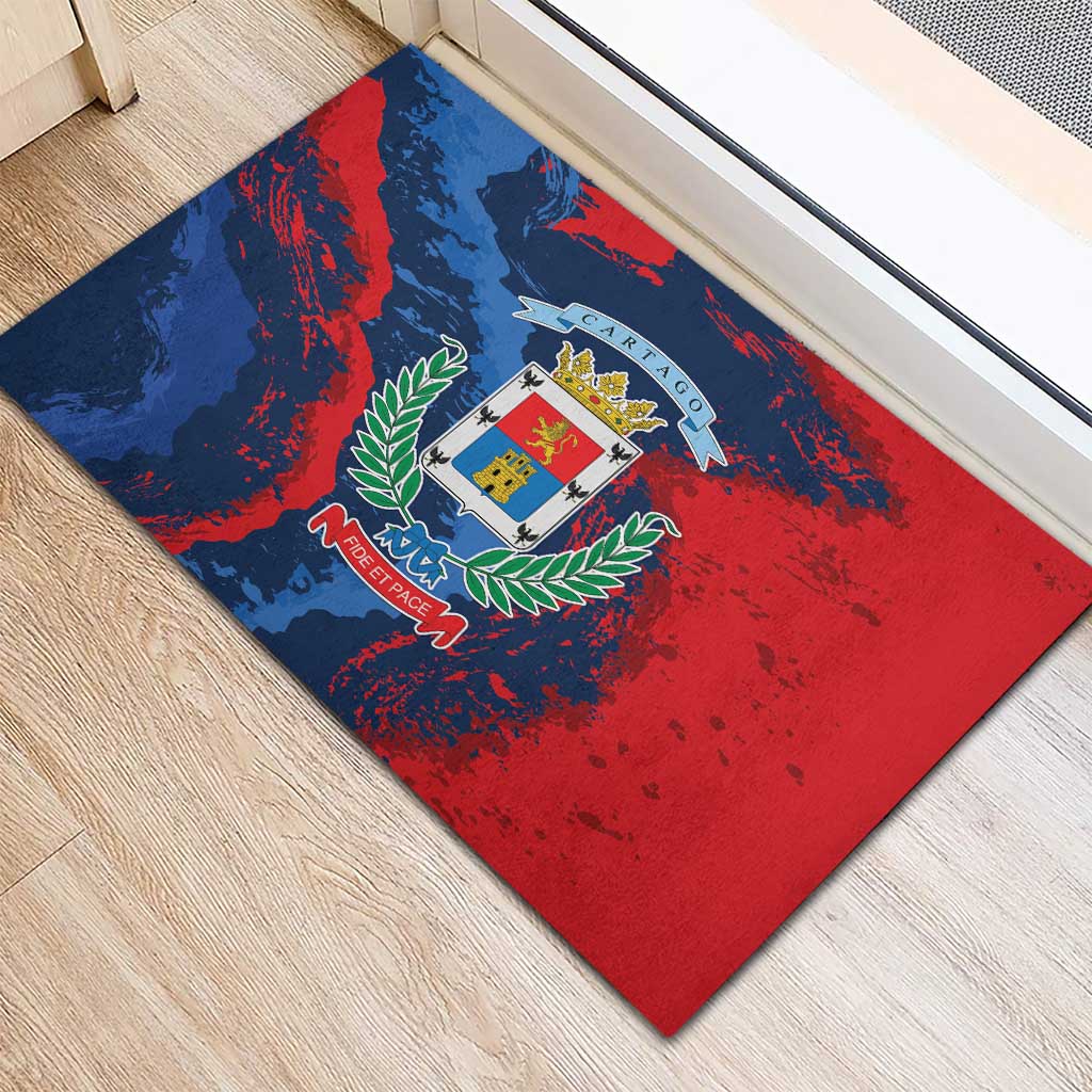 Costa Rica Cartago Province Rubber Doormat Brumosos Hometown - Wonder Print Shop