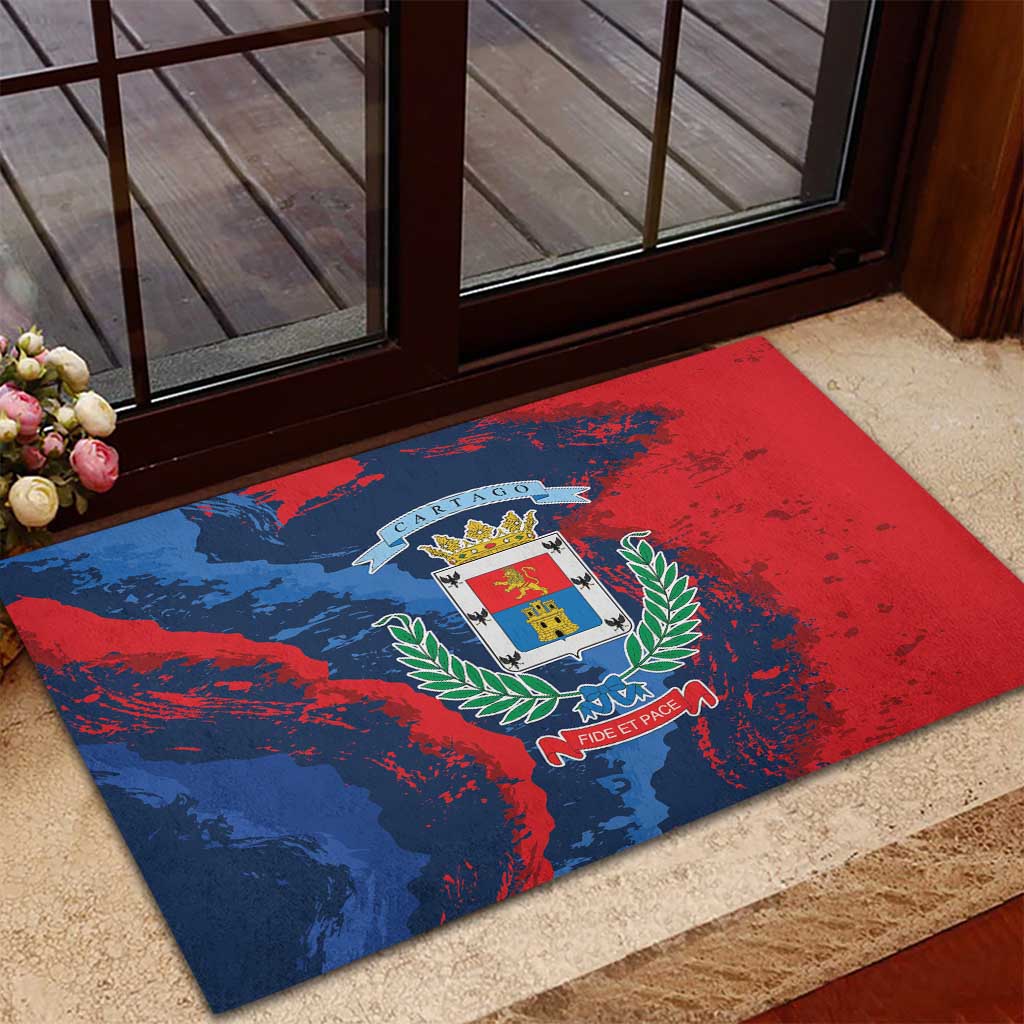 Costa Rica Cartago Province Rubber Doormat Brumosos Hometown - Wonder Print Shop