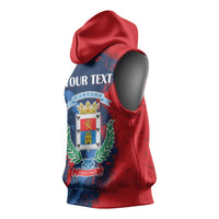 Personalized Costa Rica Cartago Province Sleeveless Hoodie Brumosos Hometown - Wonder Print Shop