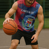 Personalized Costa Rica Cartago Province Sleeveless Hoodie Brumosos Hometown - Wonder Print Shop