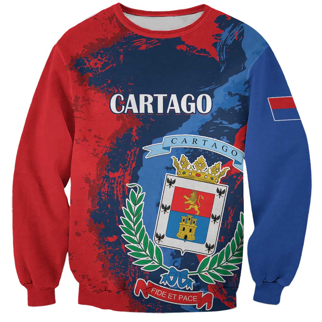 Personalized Costa Rica Cartago Province Sweatshirt Brumosos Hometown - Wonder Print Shop