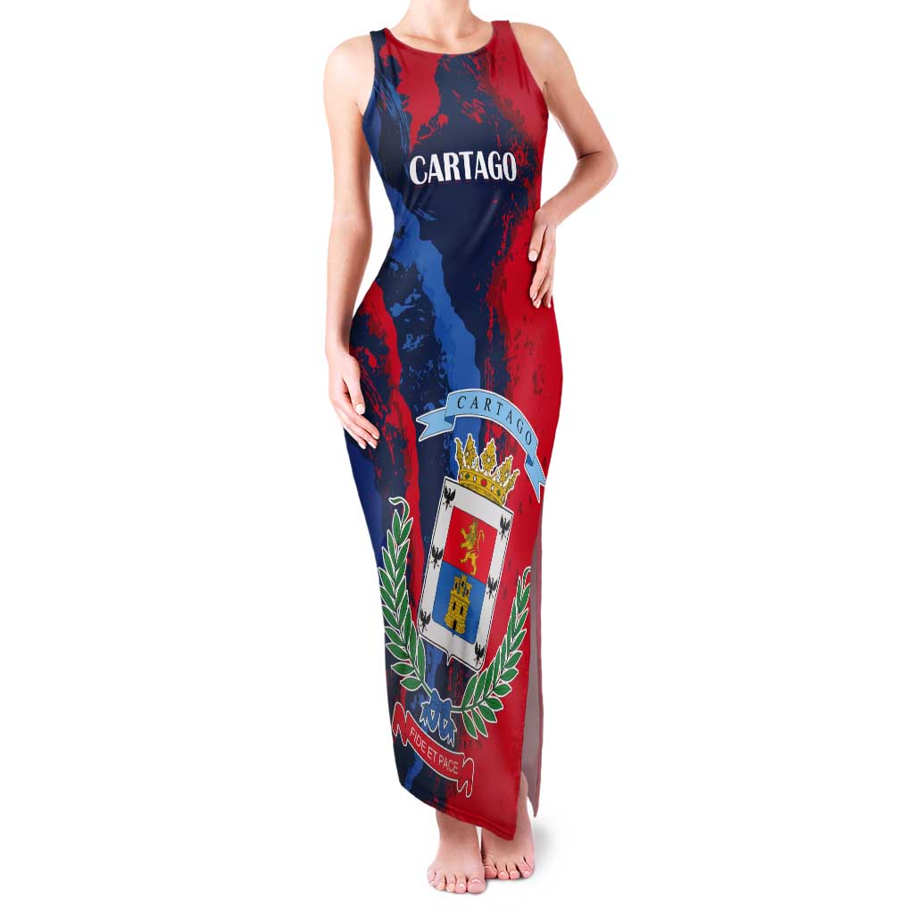 Personalized Costa Rica Cartago Province Tank Maxi Dress Brumosos Hometown - Wonder Print Shop