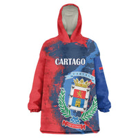 Personalized Costa Rica Cartago Province Wearable Blanket Hoodie Brumosos Hometown - Wonder Print Shop