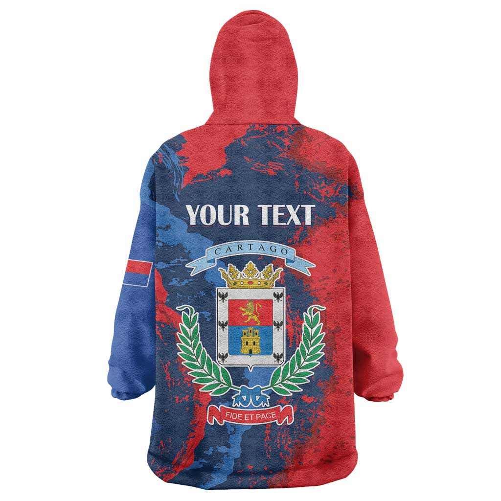 Personalized Costa Rica Cartago Province Wearable Blanket Hoodie Brumosos Hometown - Wonder Print Shop