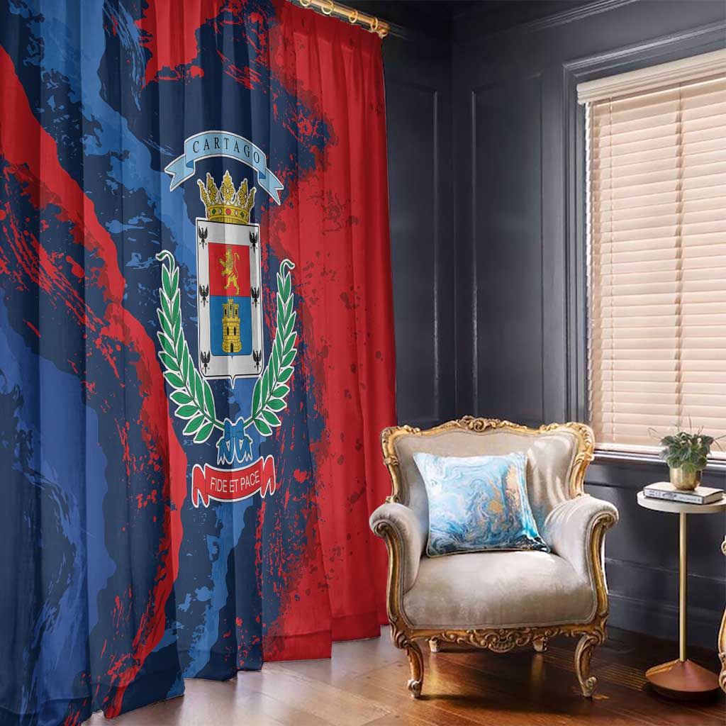 Costa Rica Cartago Province Window Curtain Brumosos Hometown - Wonder Print Shop