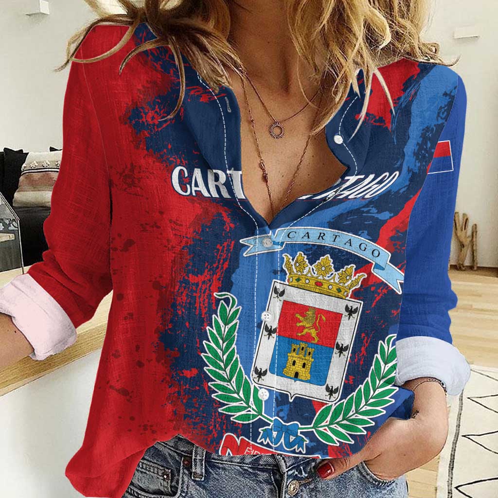 Personalized Costa Rica Cartago Province Women Casual Shirt Brumosos Hometown - Wonder Print Shop