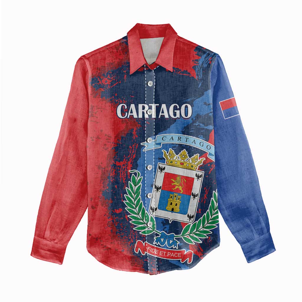 Personalized Costa Rica Cartago Province Women Casual Shirt Brumosos Hometown - Wonder Print Shop