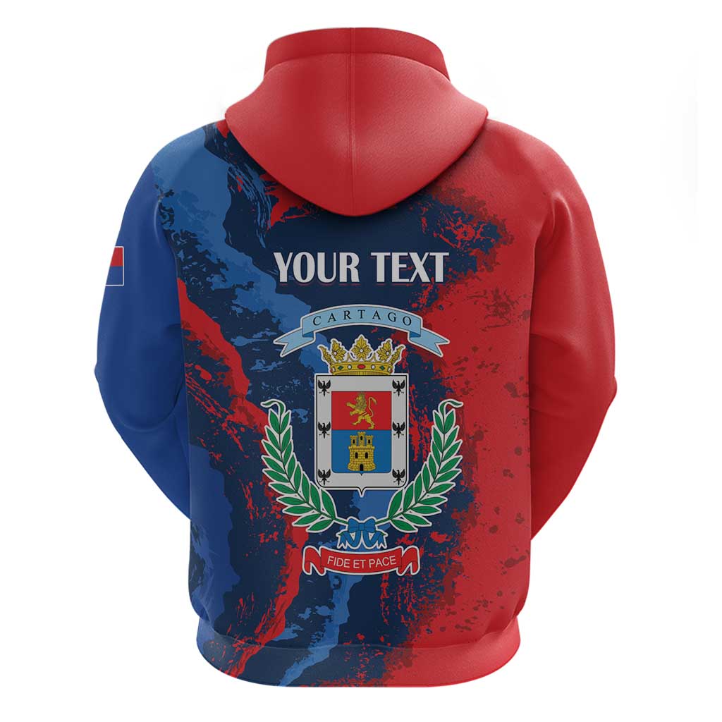 Personalized Costa Rica Cartago Province Zip Hoodie Brumosos Hometown - Wonder Print Shop