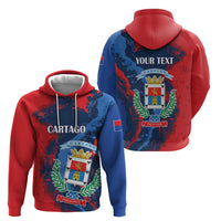 Personalized Costa Rica Cartago Province Zip Hoodie Brumosos Hometown - Wonder Print Shop