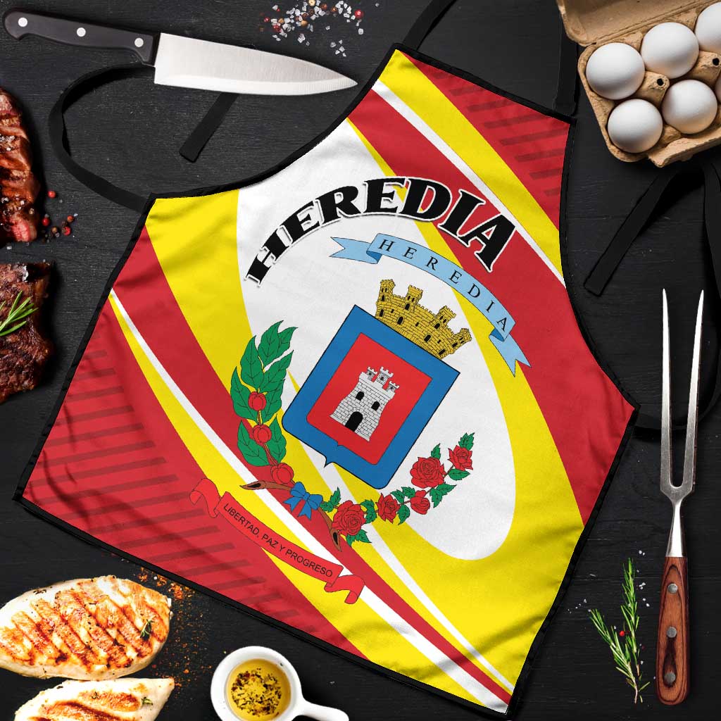 Costa Rica Heredia Province Apron - Wonder Print Shop