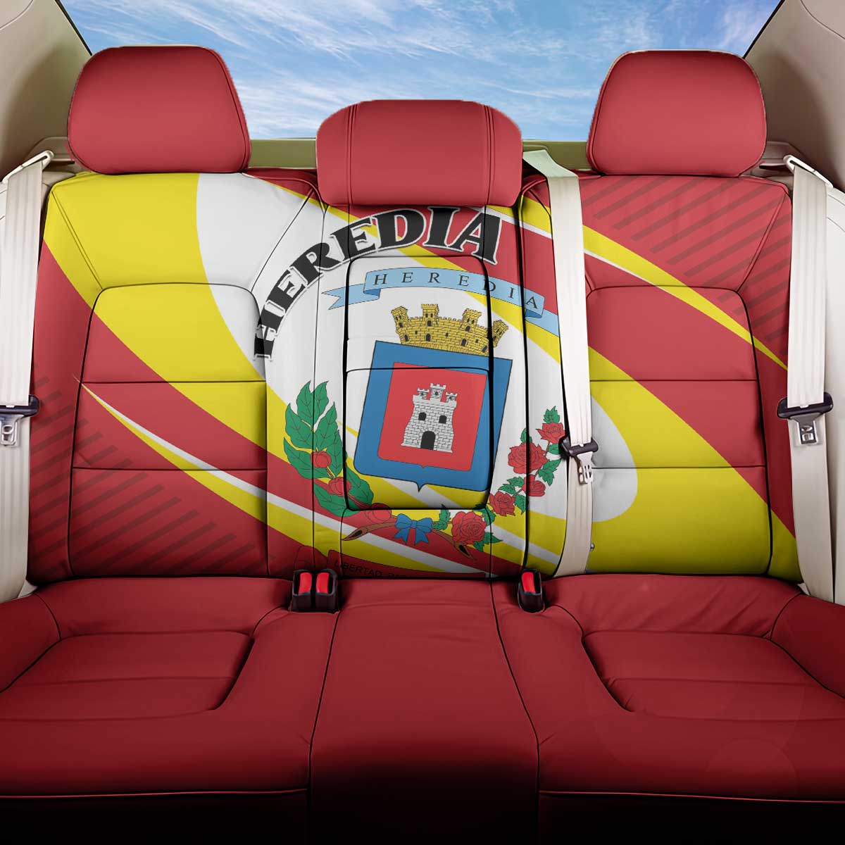 Costa Rica Heredia Province Back Car Seat Cover - Wonder Print Shop