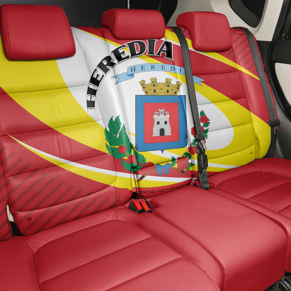 Costa Rica Heredia Province Back Car Seat Cover - Wonder Print Shop