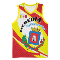 Personalized Costa Rica Heredia Province Basketball Jersey - Wonder Print Shop