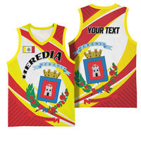 Personalized Costa Rica Heredia Province Basketball Jersey - Wonder Print Shop