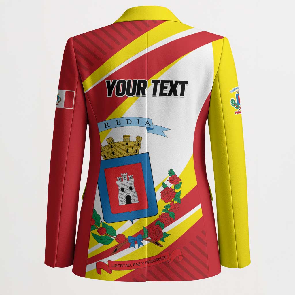 Personalized Costa Rica Heredia Province Blazer - Wonder Print Shop