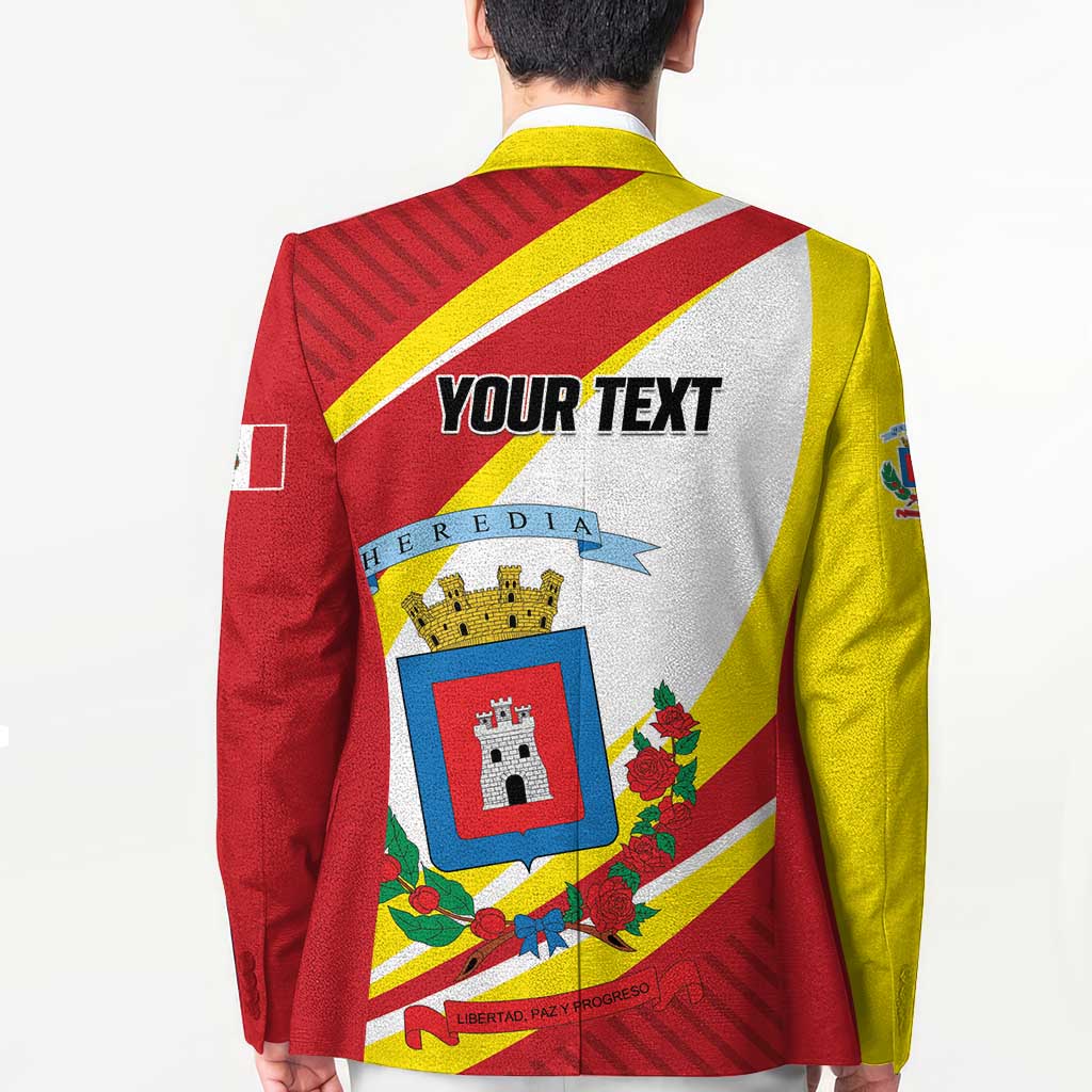 Personalized Costa Rica Heredia Province Blazer - Wonder Print Shop