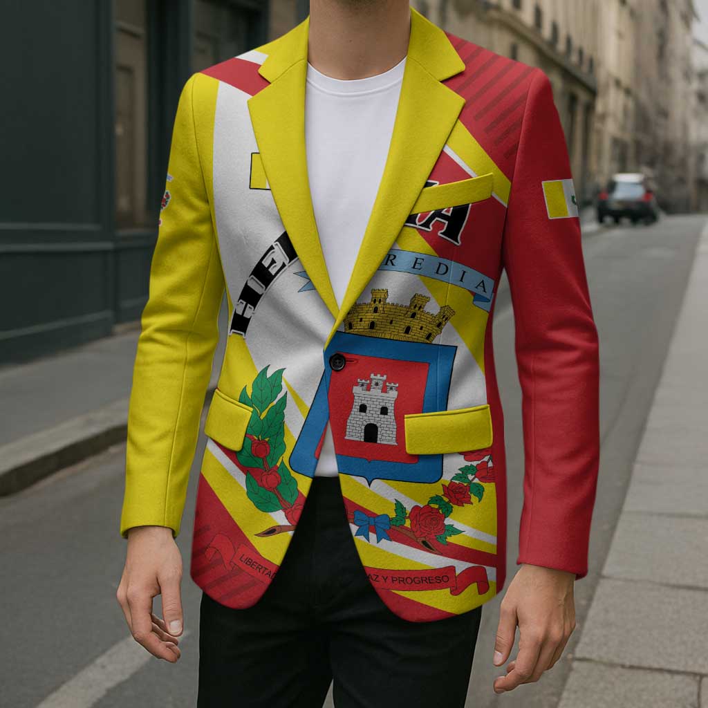 Personalized Costa Rica Heredia Province Blazer - Wonder Print Shop