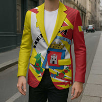 Personalized Costa Rica Heredia Province Blazer - Wonder Print Shop