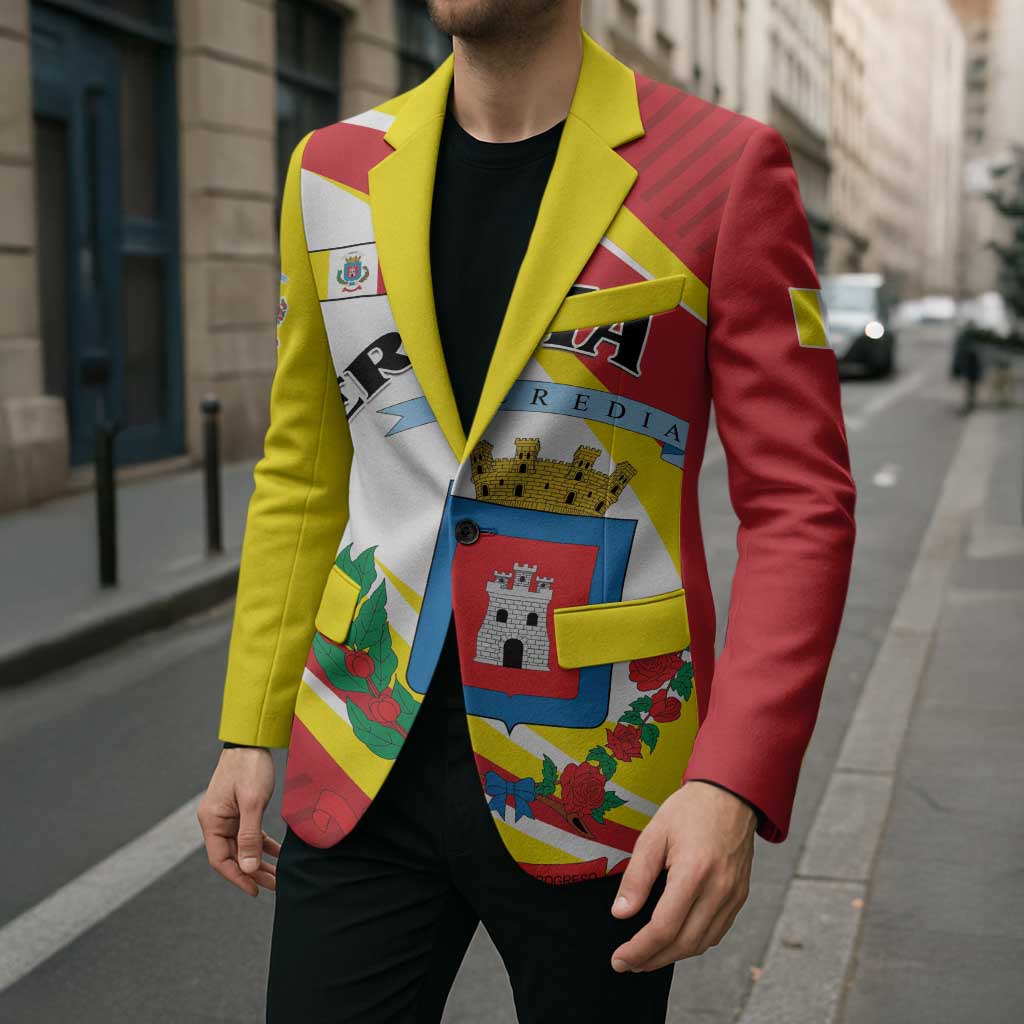 Personalized Costa Rica Heredia Province Blazer - Wonder Print Shop