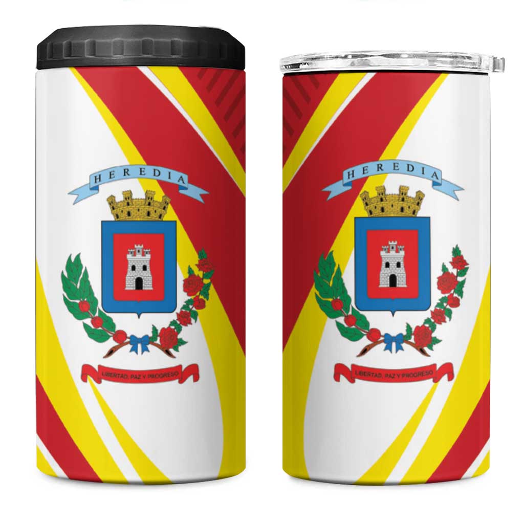 Costa Rica Heredia Province 4 in 1 Can Cooler Tumbler - Wonder Print Shop