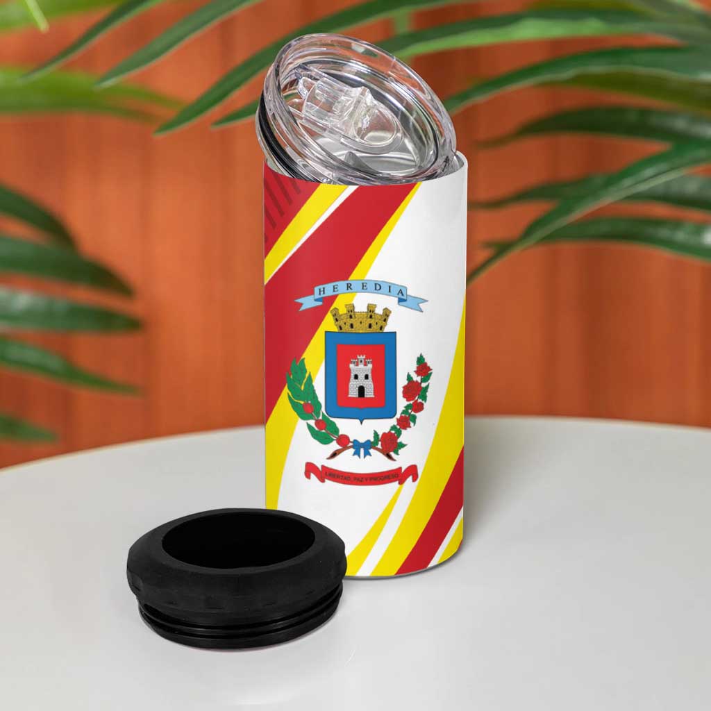 Costa Rica Heredia Province 4 in 1 Can Cooler Tumbler - Wonder Print Shop