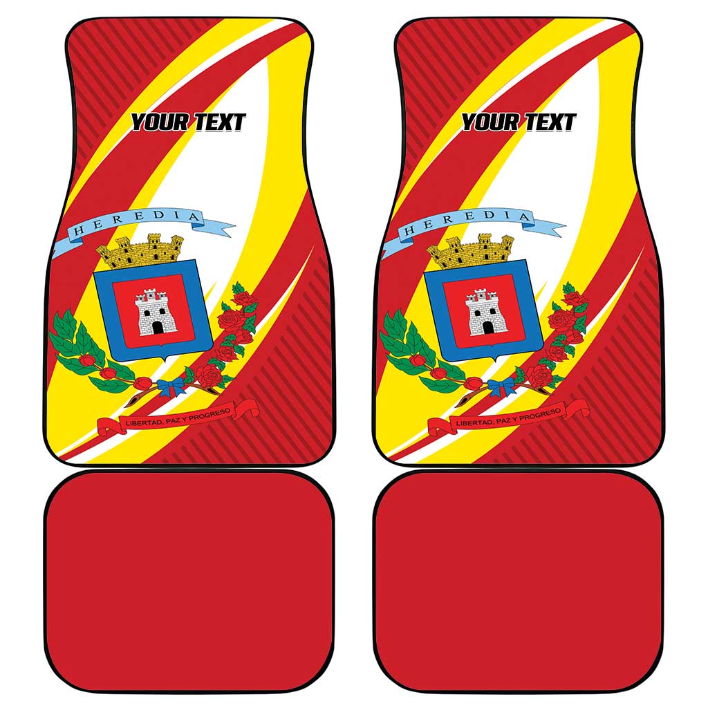 Costa Rica Heredia Province Car Mats - Wonder Print Shop