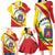 Personalized Costa Rica Heredia Province Family Matching Long Sleeve Bodycon Dress and Hawaiian Shirt - Wonder Print Shop