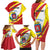 Personalized Costa Rica Heredia Province Family Matching Long Sleeve Bodycon Dress and Hawaiian Shirt - Wonder Print Shop