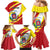 Personalized Costa Rica Heredia Province Family Matching Mermaid Dress and Hawaiian Shirt - Wonder Print Shop
