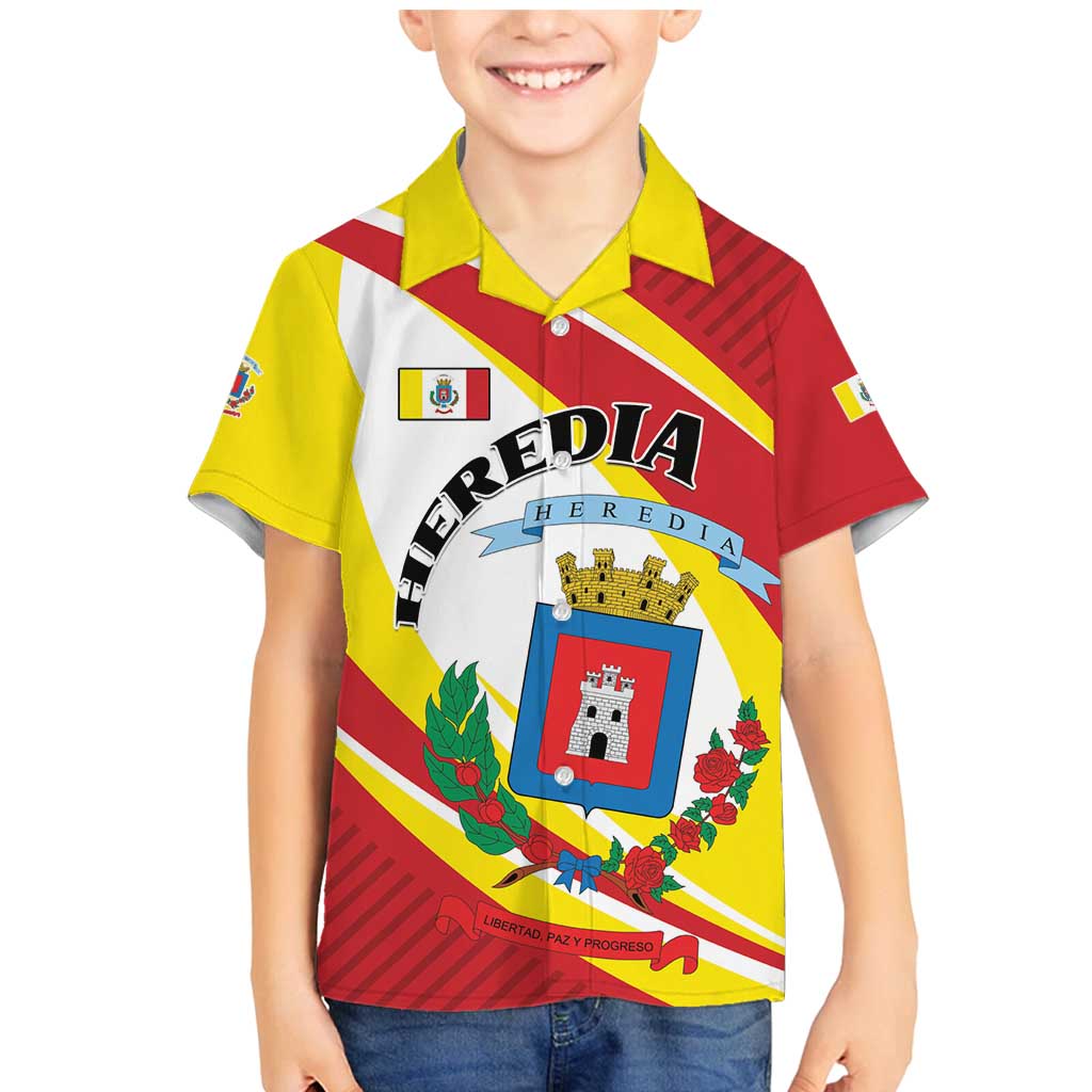 Personalized Costa Rica Heredia Province Family Matching Mermaid Dress and Hawaiian Shirt - Wonder Print Shop