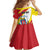 Personalized Costa Rica Heredia Province Family Matching Off Shoulder Maxi Dress and Hawaiian Shirt - Wonder Print Shop