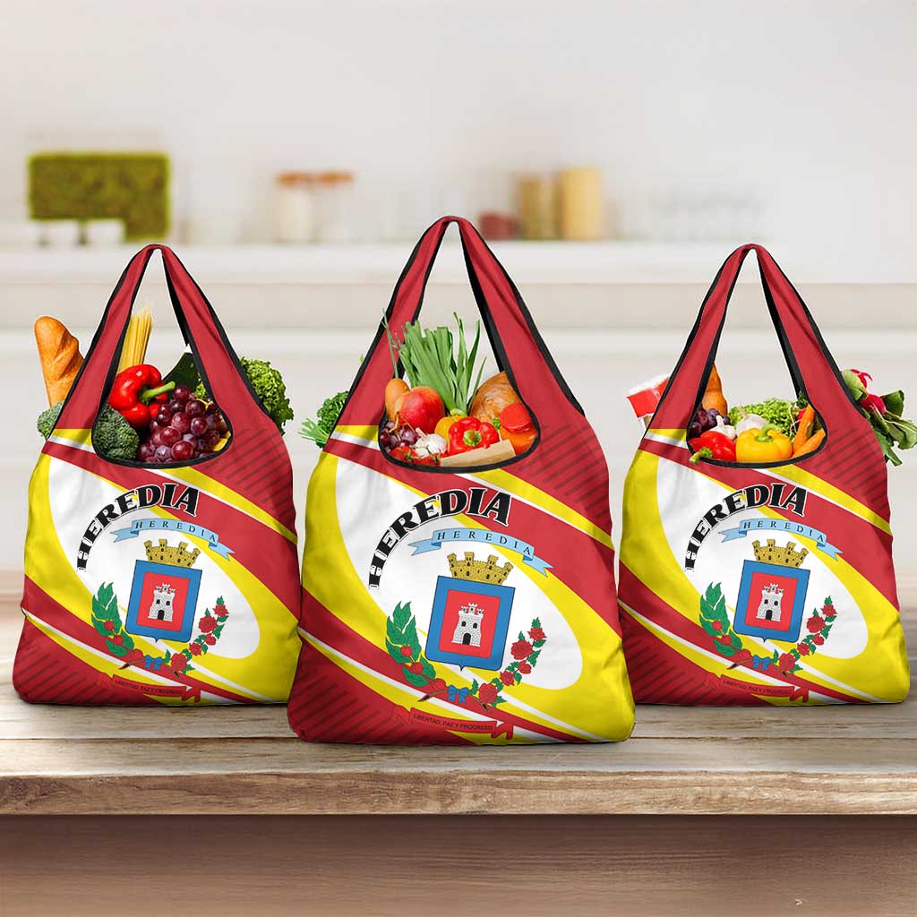 Costa Rica Heredia Province Grocery Bag - Wonder Print Shop