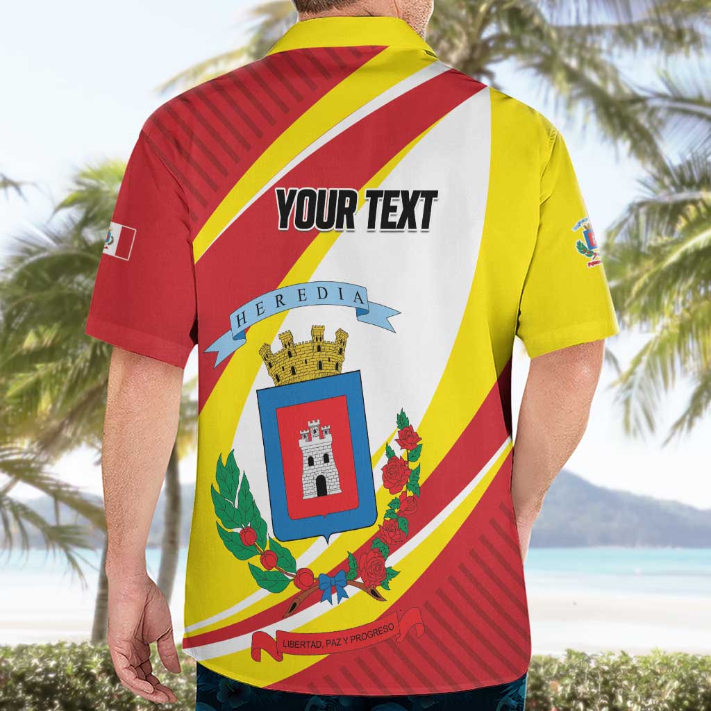 Personalized Costa Rica Heredia Province Hawaiian Shirt - Wonder Print Shop