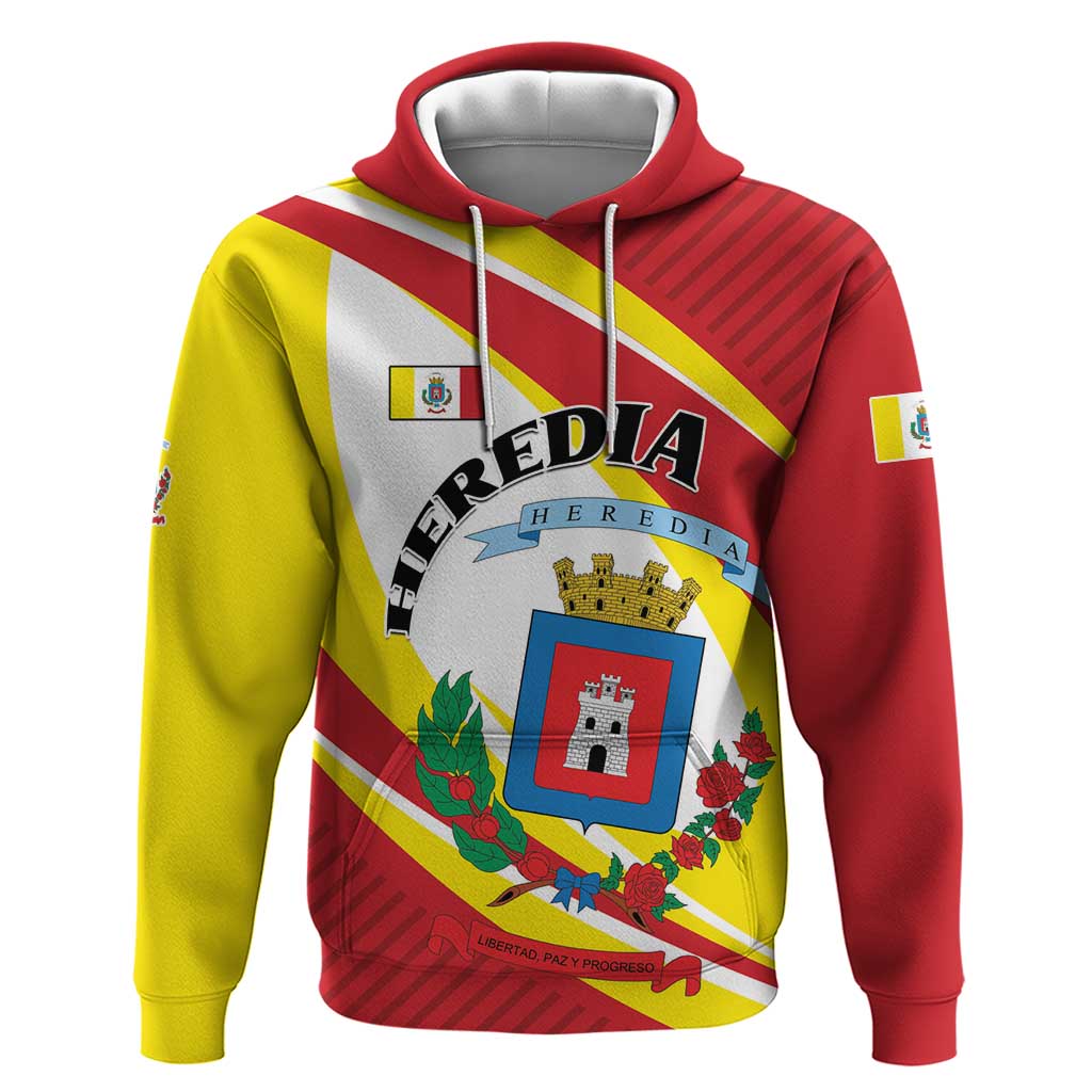 Personalized Costa Rica Heredia Province Hoodie - Wonder Print Shop
