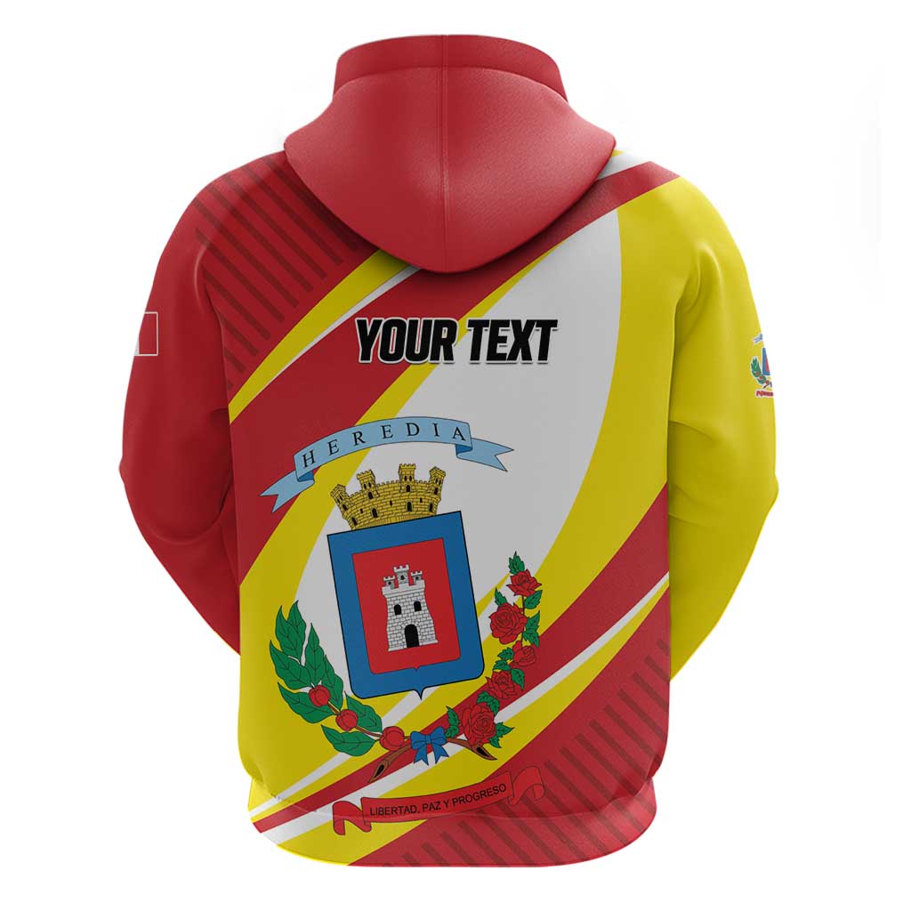 Personalized Costa Rica Heredia Province Hoodie - Wonder Print Shop