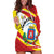 Personalized Costa Rica Heredia Province Hoodie Dress - Wonder Print Shop
