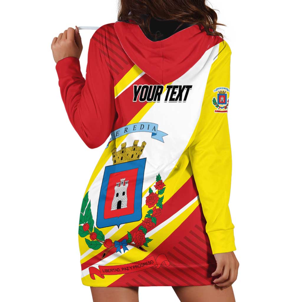 Personalized Costa Rica Heredia Province Hoodie Dress - Wonder Print Shop